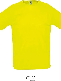 SOL'S Sporty Pánské raglánové sportovní tričko model 22524423 neon yellow