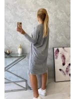 model 18749410 šedé šaty - K-Fashion