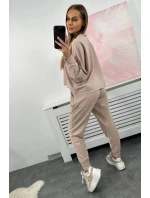 Set 2dielna mikina + nohavice béžový Set 2dielna mikina + nohavice béžový