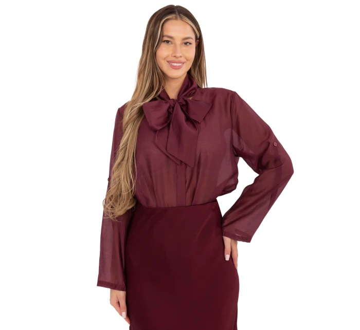 Koszula IT KS model 21786397 bordowy - FPrice