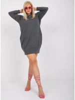 Šaty RV SK 6296.99 tmavo šedá