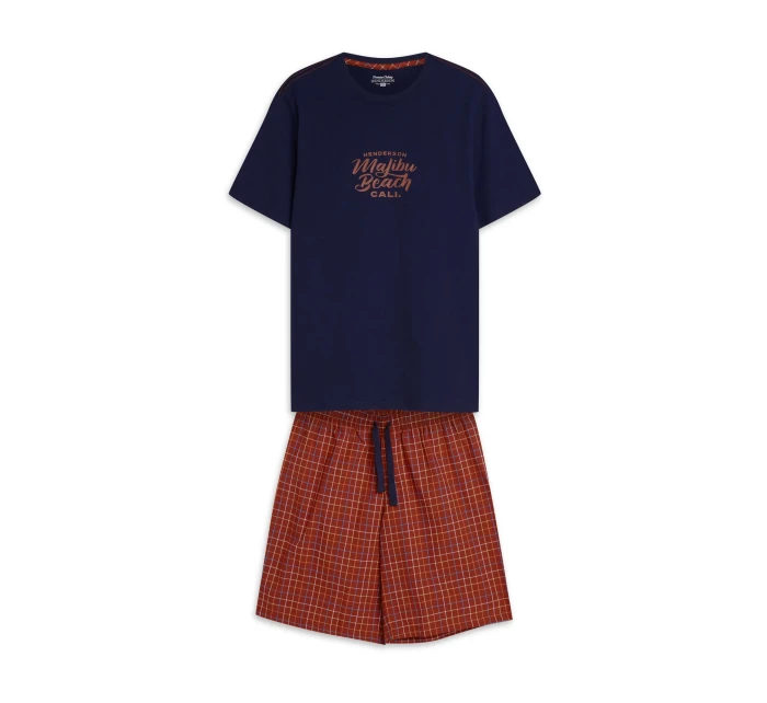 Pyžamo Dash 42622-59X tmavo modré a červené - Henderson Pyžamo Dash 42622-59X tmavo modré a červené - Henderson