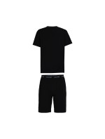 Spodné prádlo Pánske pyžamo S/S SHORT SET 000NM2428EUB1 - Calvin Klein
