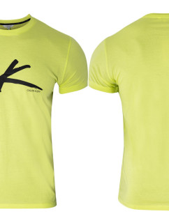 Pánske tričko KM0KM00467-ZAA zelené - Calvin Klein