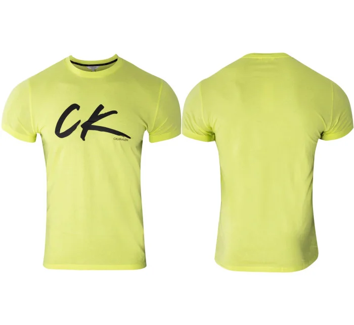 Pánské tričko model 19400672 zelená - Calvin Klein Pánské tričko model 19400672 zelená - Calvin Klein