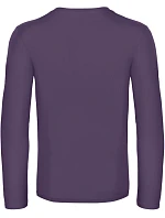 B&C #E190 LSL Tričko s dlouhým rukávem z těžké bavlny model 22496021 urban purple