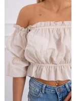 Španielska blúzka béžová