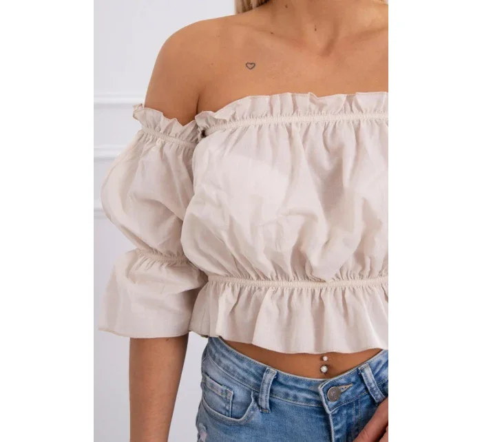 Španielska blúzka béžová