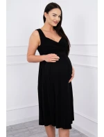Šaty se širokými ramínky černé Šaty se širokými ramínky černé