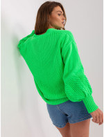 Sweter BA SW 8014.17P fluo zielony
