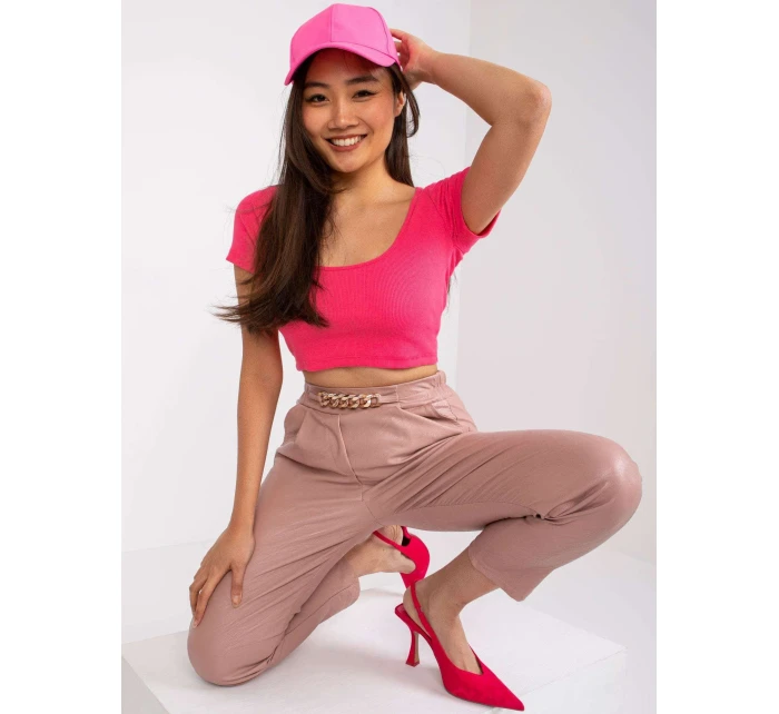 Nohavice DHJ SP 5058.35P svetlo ružová