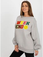 Bluza EM BL 617 model 18502742 szary - FPrice Bluza EM BL 617 model 18502742 szary - FPrice