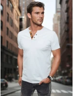 Pánské bílé polo tričko Dstreet model 21982850 - FashionStreet Pánské bílé polo tričko Dstreet model 21982850 - FashionStreet