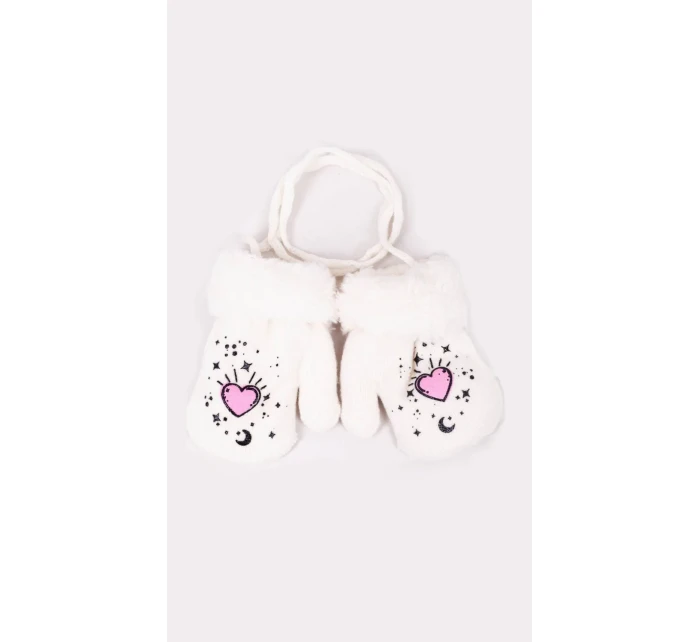 Rukavice RED 0011G Kožušina so šnúrkou