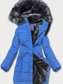 Svetlomodrá dámska zimná bunda (M-21305)