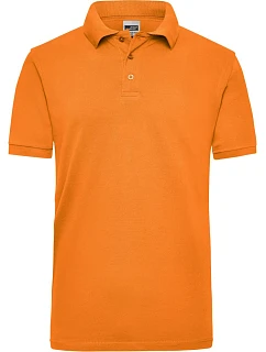 JN 801 Pánské pracovní piqué polo z těžké bavlny model 22490509 orange - Daiber