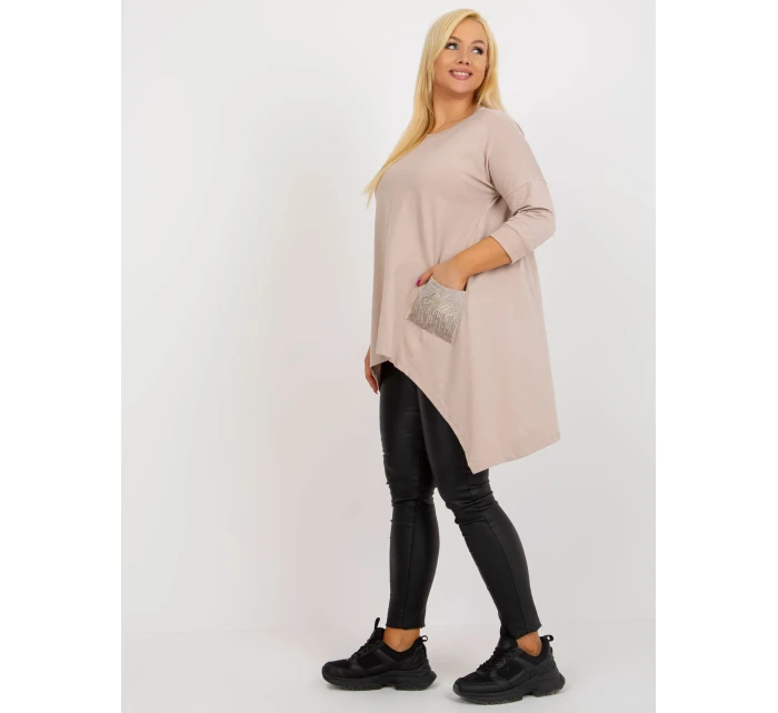 Bluzka RV BZ model 18522251 beżowy - FPrice Bluzka RV BZ model 18522251 beżowy - FPrice