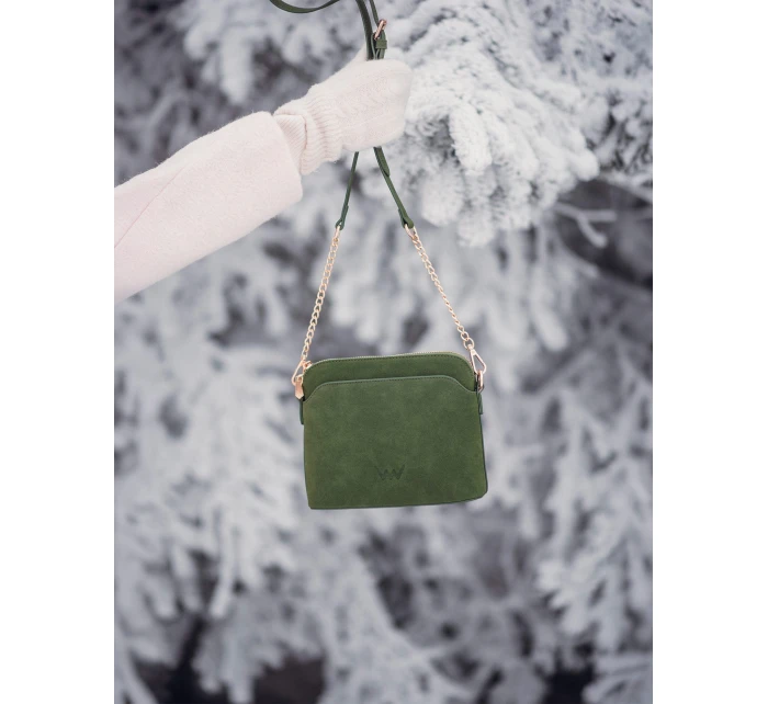 Dámska kabelka Vuch Mini Fossy Suede Green