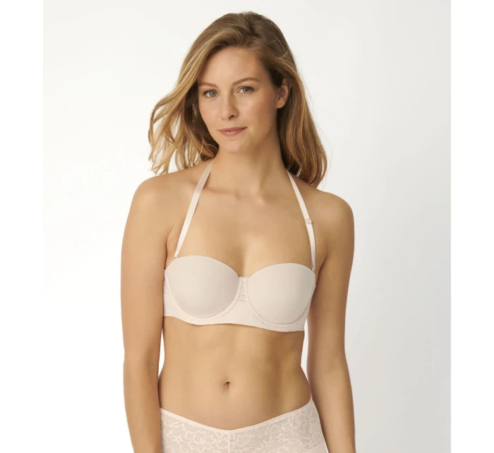 Dámská vyztužená podprsenka Vivid Spotlight model 21745507 krémová - Triumph Dámská vyztužená podprsenka Vivid Spotlight model 21745507 krémová - Triumph