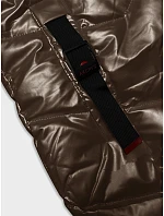 Hnědá dámská vypasovaná zimní bunda Line model 21247549 - ROSSE LINE Hnědá dámská vypasovaná zimní bunda Line model 21247549 - ROSSE LINE