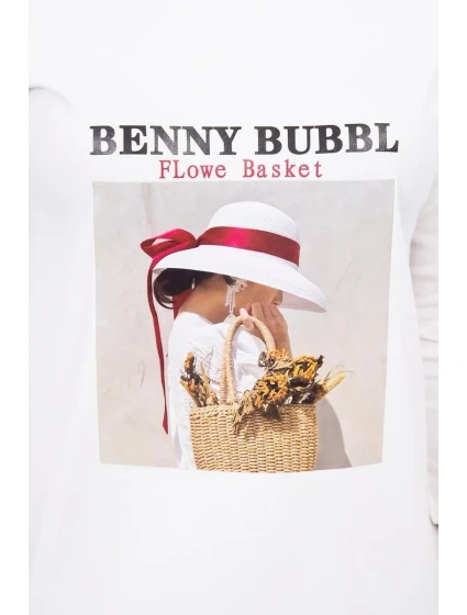 Šaty s potiskem model 18744170 ecru - K-Fashion