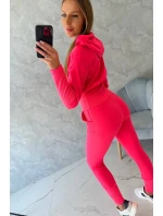 Široká rebrovaná súprava Pink Neon