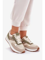 Dámské Sportovní Boty S Na Platformě Zelené model 21689026 - Boto