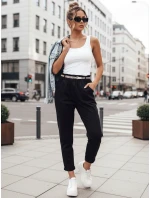 Dámske látkové nohavice ERLON black FashionStreet UY2026 Dámske látkové nohavice ERLON black FashionStreet UY2026