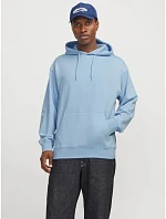 Jack&Jones pánska mikina JJESTAR BASIC SWEAT HOOD NOOS 12257852 CHAMBRAY BLUE