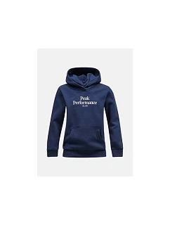 Mikina Peak Performance Jr Original Hood, tmavomodrá