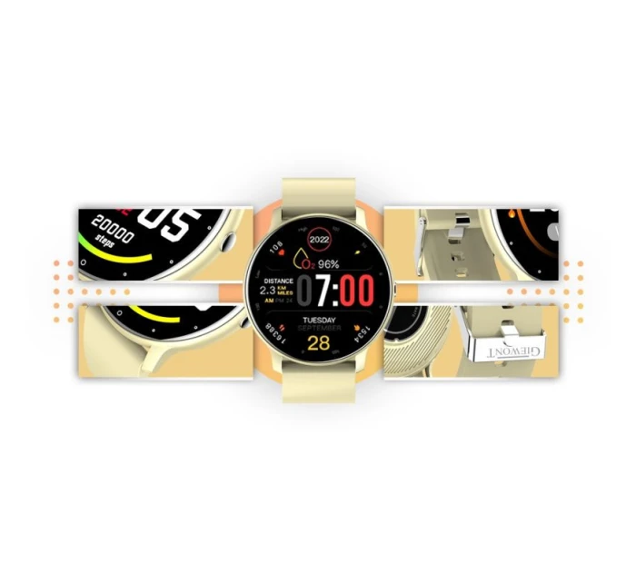 Chytré hodinky Ecru model 21804921 - Giewont Chytré hodinky Ecru model 21804921 - Giewont