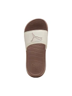 Dámske žabky Puma Popcat 20 brown and cream 404855 02