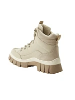 Lee Cooper dámské zimní boty, béžové kotníkové boty, zateplené dámské boty