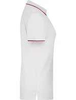 JN Dámské piqué polo s kontrastní légou 02.0 white/red model 22489028 - Daiber