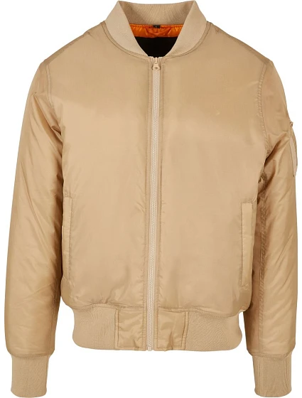 Build your Brand BY 030 Bomberová bunda 56.0030 union beige
