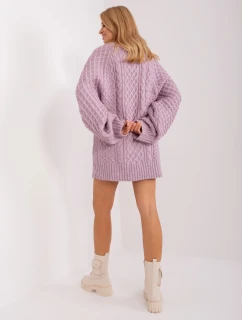 Sweter AT SW  jasny fioletowy model 18900691 - FPrice