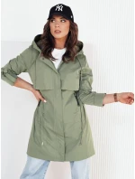 Dámská přechodná bunda parka zelená Dstreet model 21973540 - FashionStreet