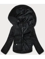 Čierna prechodná bunda s prešívanými rukávmi (5M3113-392) Čierna prechodná bunda s prešívanými rukávmi (5M3113-392)