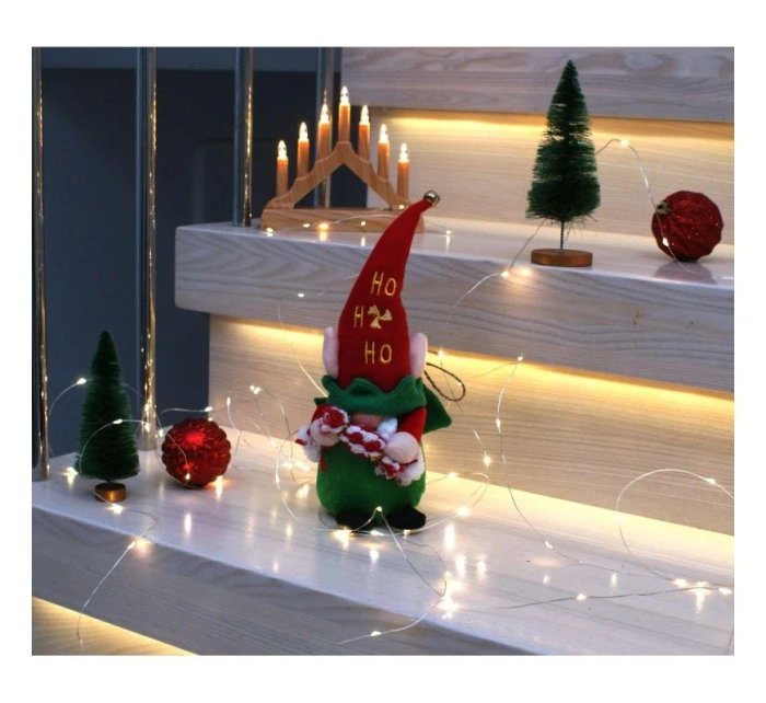 DEKORATÍVNY ŠKRIATOK 28CM S DARČEKOVÝM VRECÚŠKOM