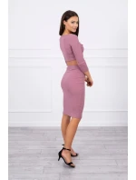 Súprava blúzky a sukne tmavo ružová Súprava blúzky a sukne tmavo ružová