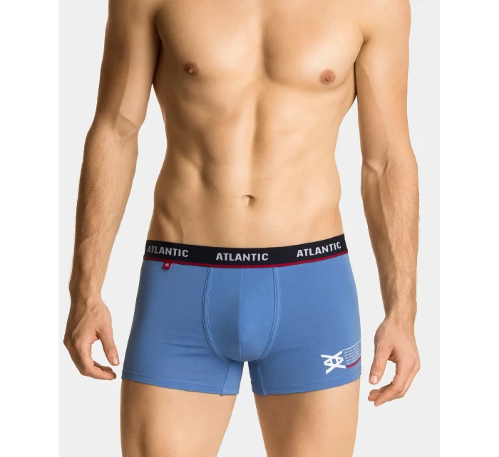 3-PACK Pánske boxerky ATLANTIC - tmavomodré, modré, tmavomodré, 3-PACK Pánske boxerky ATLANTIC - tmavomodré, modré, tmavomodré,
