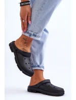 Damskie Gumowe Kroksy Czarne Rabios Damskie Gumowe Kroksy Czarne Rabios