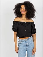Bluzka LK BZ model 22317427 czarny - FPrice Bluzka LK BZ model 22317427 czarny - FPrice
