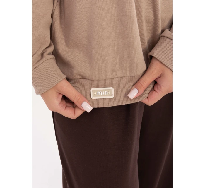 Bluza RV BL model 21480347 ciemny bezowy - FPrice Bluza RV BL model 21480347 ciemny bezowy - FPrice