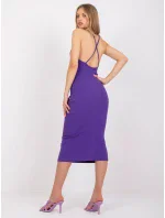 Šaty RV SK 7562.20x tmavo fialová