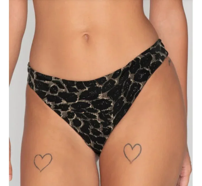 Spodný diel plaviek - 93677 - Hunter - čierny/zvierací vzor - Luna Spodný diel plaviek - 93677 - Hunter - čierny/zvierací vzor - Luna