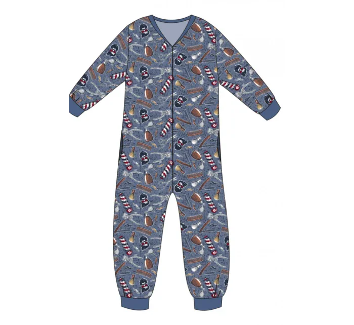 Chlapčenské pyžamo 185/125 Kids Barber 2 - Cornet Chlapčenské pyžamo 185/125 Kids Barber 2 - Cornet