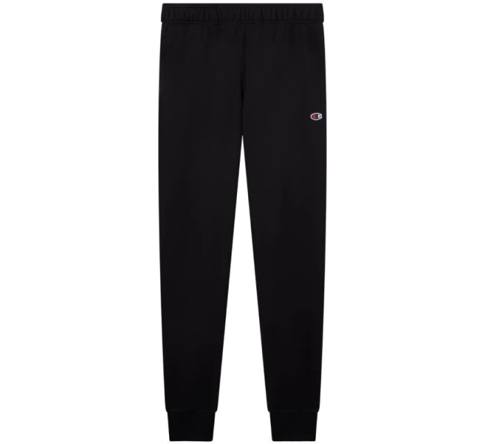 Pánské kalhoty s žebrovanými manžetami černé model 21812308 KK001 - CHAMPION Pánské kalhoty s žebrovanými manžetami černé model 21812308 KK001 - CHAMPION