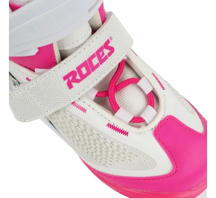 Ice X bílé a růžové 001 model 21815316 - Roces Ice X bílé a růžové 001 model 21815316 - Roces