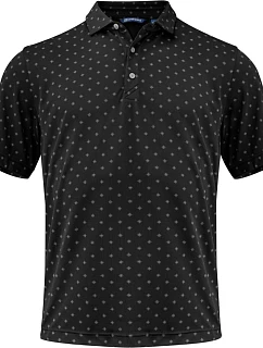 Cutter & Buck Polo Printed Men Pánské funkční polo  black model 22458877